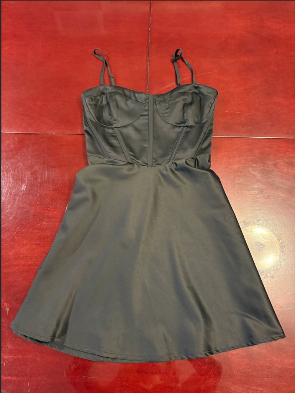 Garage Satin Corset Dress